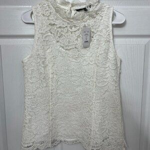 White House Black Market Lace Tank